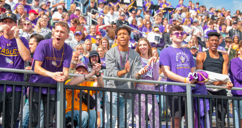 supporters cheering